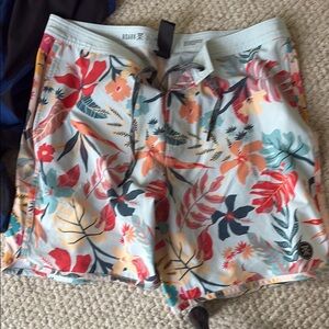 ROARK Floral Print Swim Shorts 33
